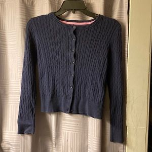 Gap kids large size 10 navy cardigan